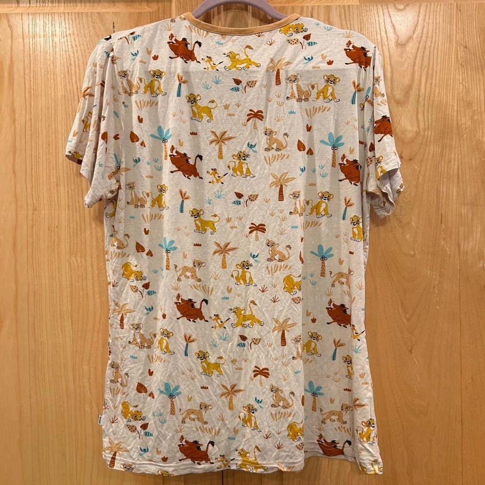 Disney Little Sleepies Lion King Bamboo Pajama Shirt Medium - Picture 2 of 9